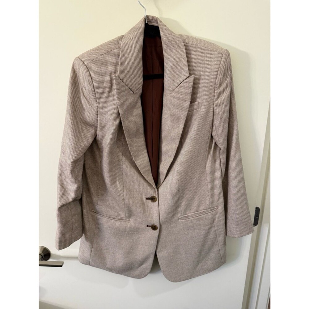 Express Women's Single-Breasted Oversized Boyfriend Blazer